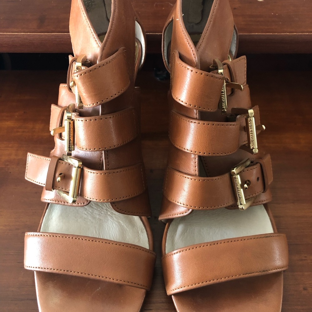 Women's Michael Kors Buckle Heels